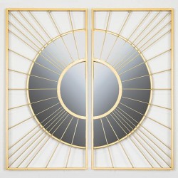 WALL DECOR, GOLD, SET 2PCS, 80x40x2.5cm 755-10072 WALL DECOR, GOLD, SET 2PCS, 80x40x2.5cm 755-10072