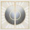 WALL DECOR,  GOLD, SET 2PCS, 80x40x2.5cm 755-10072