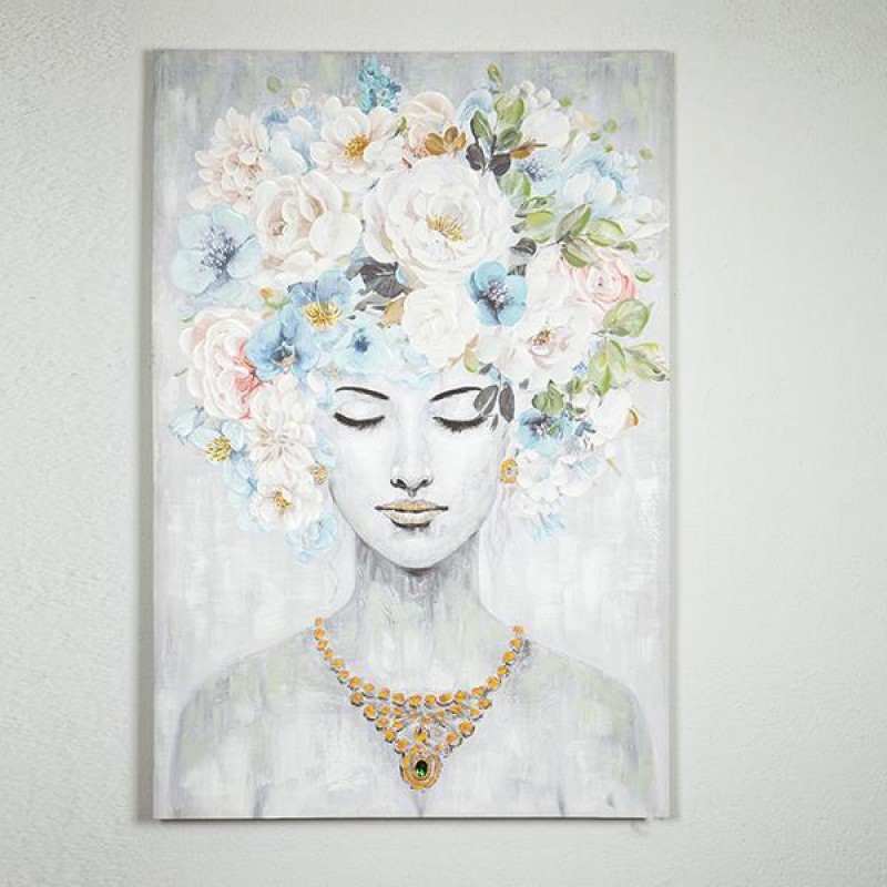 КАНВАС ПАНА С ЖЕНА И ЦВЕТЯ 80X120 СМ КАНВАС ПАНА С ЖЕНА И ЦВЕТЯ 80X120 СМ