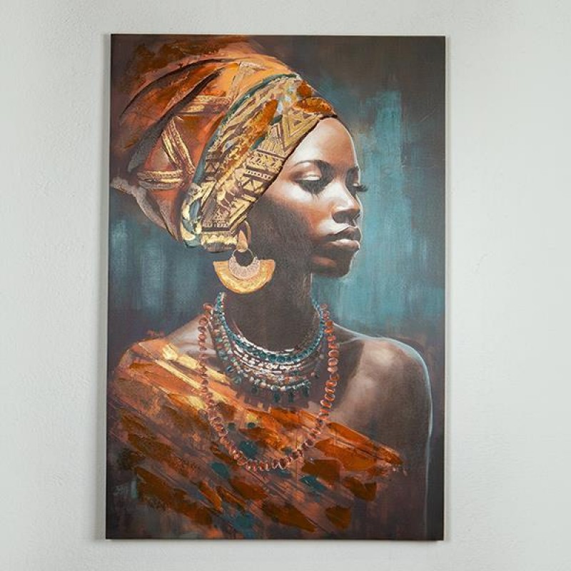 CANVAS WALL ART, FEMALE, PORTRAIT, 80x120x3.5cm 755-12031
