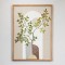 CANVAS WALL ART, PLANT, BROWN-BEIGE, GREY & GREEN, 50x70x3cm 755-12043