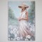 CANVAS WALL ART, GIRL IN MEADOW, 60x90x3cm 755-12051