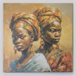 CANVAS PRINT, WOMEN WITH MULTICOLOUR TURBAN, 60x60cm 755-12071 CANVAS PRINT, WOMEN WITH MULTICOLOUR TURBAN, 60x60cm 755-12071