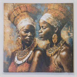 CANVAS PRINT, WOMEN WITH NECKLACE, 60x60cm 755-12072 CANVAS PRINT, WOMEN WITH NECKLACE, 60x60cm 755-12072