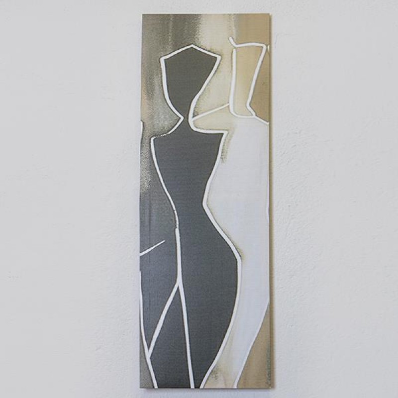 CANVAS PRINT, WOMEN FIGURES, CREAM-BEIGE, 30x90cm 755-12081 CANVAS PRINT, WOMEN FIGURES, CREAM-BEIGE, 30x90cm 755-12081