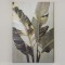 CANVAS PRINT, FERN LEAVES, GREY-GOLD-BLACK, 60x90cm 755-12091