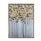 CANVAS PAINTING, BRANCHES WITH GOLD LEAVES, GREY, 60x80x3.5cm 755-12126