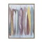 CANVAS  PAINTING, ABSTRACT ART, WHITE-GREY-PINK-GOLD, 60x80x3.5cm 755-12127