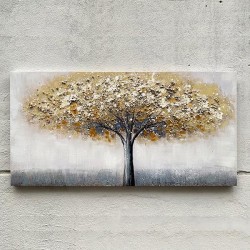 CANVAS PAINTING, TREE, BLACK & GOLD,120x60x2.8 755-12157 CANVAS PAINTING, TREE, BLACK & GOLD,120x60x2.8 755-12157