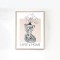 FRAMED  CANVAS  WITH  STYROFOAM,  WOMAN  FIGURE,BEIGE-WHITE-BLACK,45x60x2,2cm 755-12159