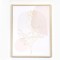 FRAMED WALL ART,  WITH  PLASTER,  FLOWER,  SALMON-BEIGE-GOLD,45x60x2,2cm 755-12166