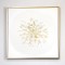 FRAMED CANVAS, HANDPAINTED,  SAME CENTERED CYCLES, 70x70x3.8cm 755-12178