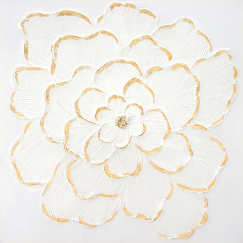 CANVAS, FLOWER, MULTICOLOR, 80x80x3xm 755-12197