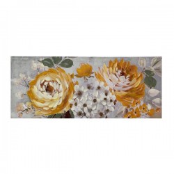 CANVAS PICTURE, FLOWER, WHITE & GREY & ORANGE, 55x135x3cm 755-12226 CANVAS PICTURE, FLOWER, WHITE & GREY & ORANGE, 55x135x3cm 755-12226