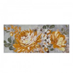 CANVAS PICTURE, FLOWER, WHITE & GREY & ORANGE, 55x135x3cm 755-12227 CANVAS PICTURE, FLOWER, WHITE & GREY & ORANGE, 55x135x3cm 755-12227