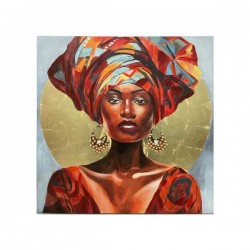 CANVAS PICTURE, WOMAN, MULTICOLOR, 100x100x3cm 755-12254