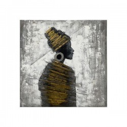 КАНВАС КАРТИНА ЖЕНА, БЯЛО-ЧЕРНО-СРЕБЪРНО 100X100X3CM КАНВАС КАРТИНА ЖЕНА, БЯЛО-ЧЕРНО-СРЕБЪРНО 100X100X3CM