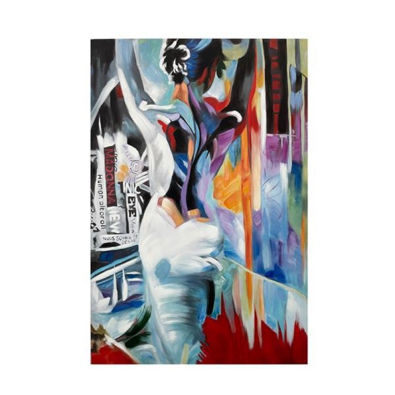 CANVAS PICTURE, BODY, MULTICOLOR, 80x120x3cm 755-12262