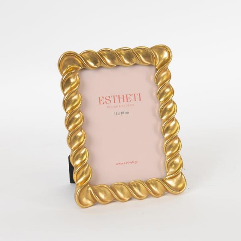 TABLE PHOTO  FRAME(13x18cm), POLYRESIN,  GOLD, 13x18cm 756-12036