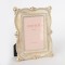 TABLE PHOTO FRAME(15X20), POLYRESIN, GOLD-WHITE,  21.5x1.5x26.5cm 756-12090