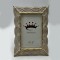 TABLE PHOTO FRAME(20X25), POLYRESIN, GOLD-GREY,  25.5x1.5x30.5cm 756-12093