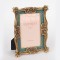 TABLE PHOTO FRAME(15X20), POLYRESIN, GOLD-GREEN, 21x2.5x26cm 756-12100