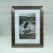 TABLE PHOTO FRAME, PLASTIC, BLACK-GOLD, 15x20cm 756-12117