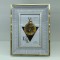 TABLE PHOTO FRAME, PLASTIC, GREY-GOLD, 13x18cm 756-12125