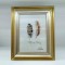 TABLE PHOTO FRAME, PLASTIC, GOLD-SILVER, 15x20cm 756-12135