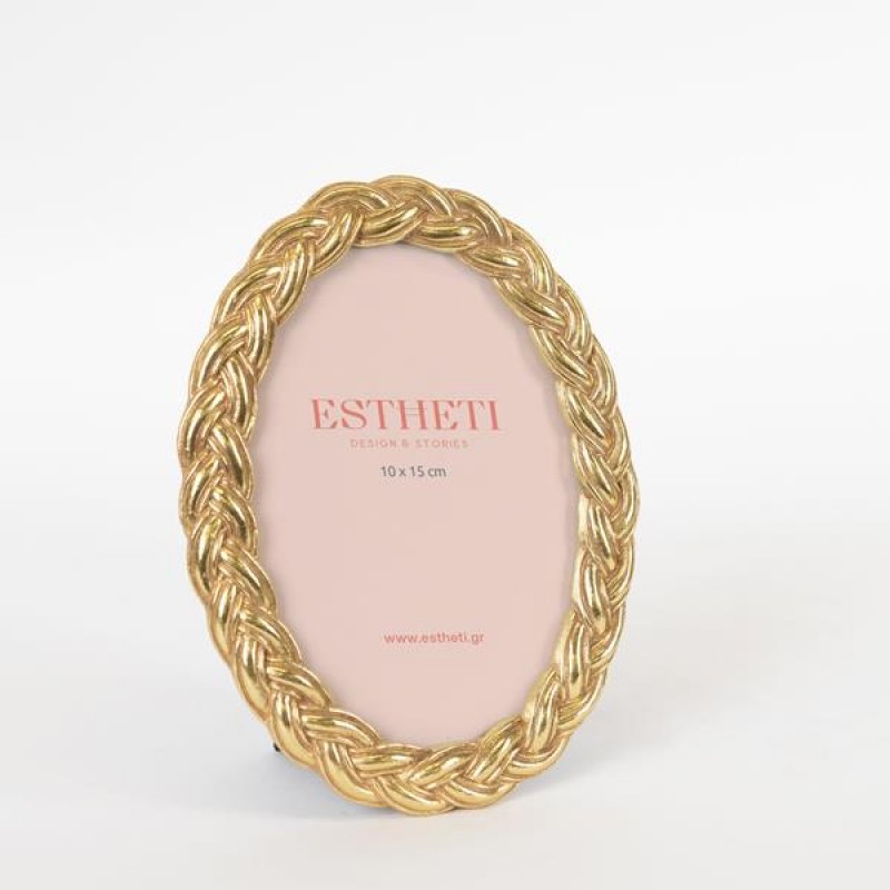 ФОТО РАМКА ЗА МАСА, ПОЛИРЕСИН, ЗЛАТИСТА, 14X1.6X18.6 СМ ФОТО РАМКА ЗА МАСА, ПОЛИРЕСИН, ЗЛАТИСТА, 14X1.6X18.6 СМ