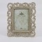 TABLE PHOTO FRAME (13x18), POLYRESIN, GOLD & WHITE, 22.4x2.1x27cm 756-12157