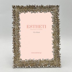 TABLE PHOTO FRAME (13x18), POLYRESIN, GOLD, 16x1.5x21cm 756-12178 TABLE PHOTO FRAME (13x18), POLYRESIN, GOLD, 16x1.5x21cm 756-12178