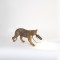 TABLE LAMP, PANTHER, POLYRESIN, GOLD, 40x12.5x19.5cm 757-10018