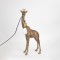 WALL LAMP, GIRAFFE, POLYRESIN, GOLD, 30x16x60cm 757-10019