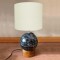 TABLE LAMP, GLOBE, WHITE SHADE, 26x26x30cm 757-10089