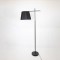 FLOOR LAMP,  WITH  BLACK  TC SHADE, METAL- TC FABRIC, BLACK, 18x155cm SHADE: 15x20x16cm 757-11015