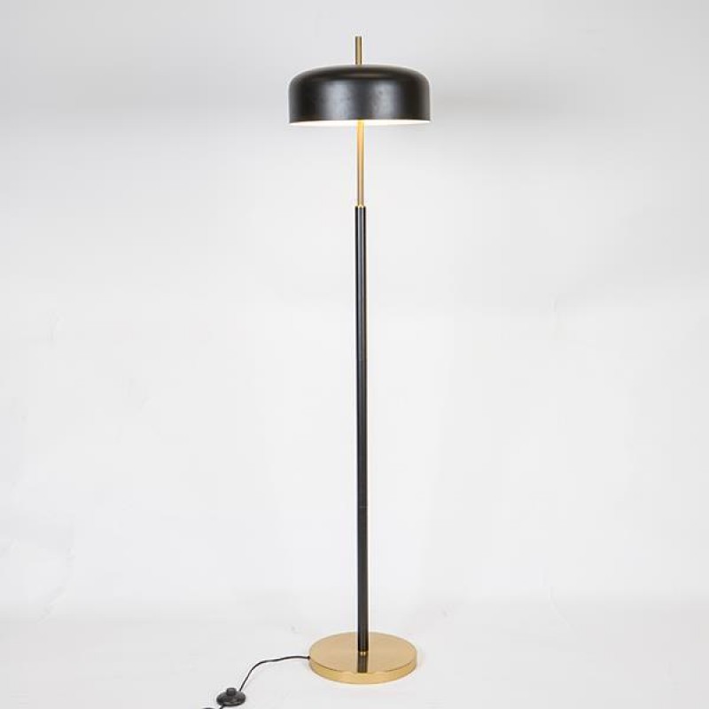 FLOOR LAMP, METAL, BLACK-GOLD, 435x160cm 757-11021