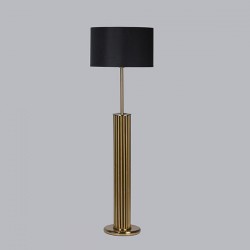 FLOOR LAMP, METAL, BLACK-GOLD, 40x133cm 757-11027 FLOOR LAMP, METAL, BLACK-GOLD, 40x133cm 757-11027