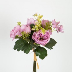 ROSE BOUQUET, LIGHT PURPLE, 32cm 758-10019 ROSE BOUQUET, LIGHT PURPLE, 32cm 758-10019