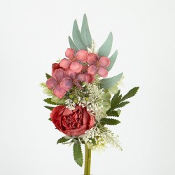 ROSE BOUQUET, DUSTY PINK, 38cm 758-10020 ROSE BOUQUET, DUSTY PINK, 38cm 758-10020