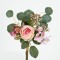 ROSE-ORCHID- EUCALYPTUS BOUQUET, PINK, 30cm 758-10029