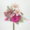 ROSE-ORCHID BOUQUET, WHITE- CREAM, 43cm 758-10031