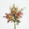 CHRYSANTNEMUM BOUQUET, RED-SALMON, 33cm 758-10043