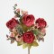 ROSE-DAISY BOUQUET, 7 BRANCHES, PINK-DUSTY PINK, 43cm 758-10046