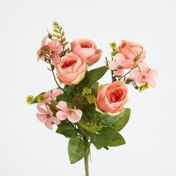 CAMELIA BOUQUET, 7 BRANCHES, PINK, 34cm 758-10047 CAMELIA BOUQUET, 7 BRANCHES, PINK, 34cm 758-10047
