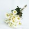 DAISY BOUQUET, 6 BRANCHES, WHITE, 32cm 758-10062
