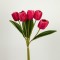 TULIP BOUQUET, 5 BRANCHES, PINK, 35cm 758-10065