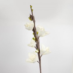 FLOWER/BRANCH, FOAM, CREAM, 107cm 758-12015 FLOWER/BRANCH, FOAM, CREAM, 107cm 758-12015