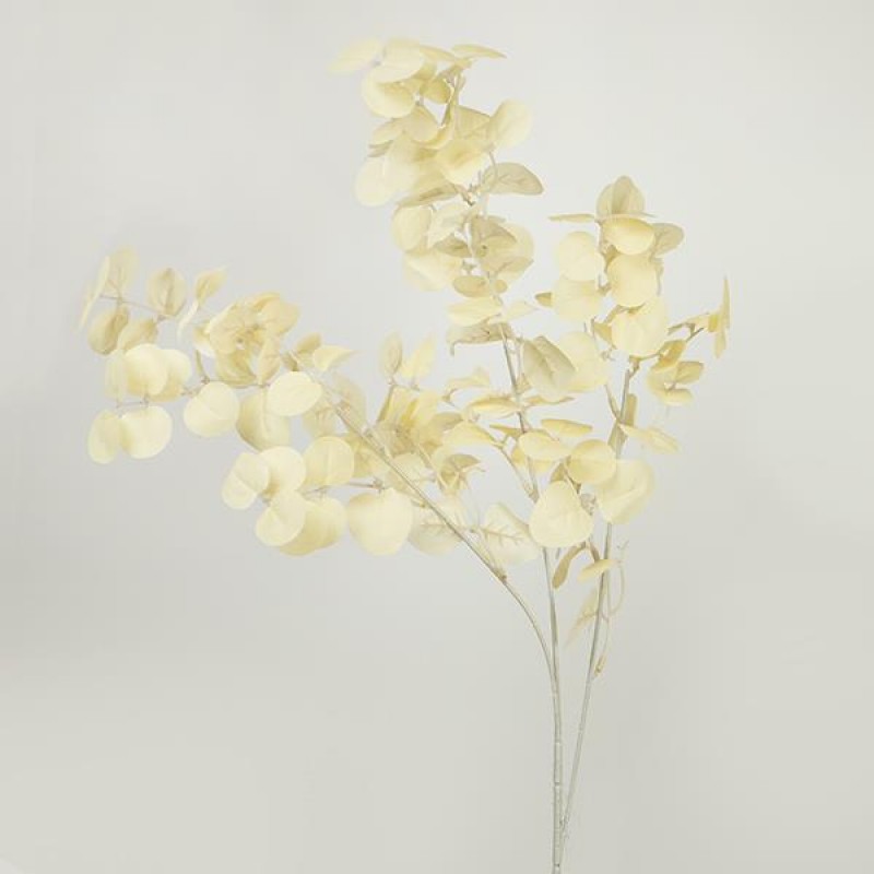 BRANCH, EUCALYPTUS, IVORY, 88cm 758-12048
