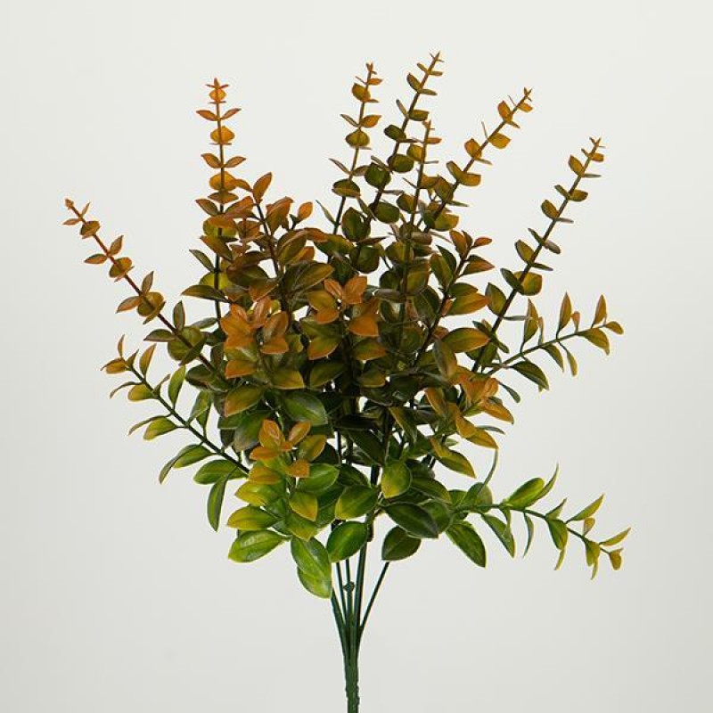 BRANCH, ORANGE FLOWER, 40cm 758-12052